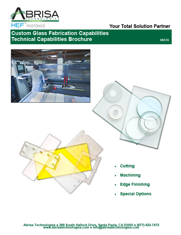 Glass Fabrication Brochure