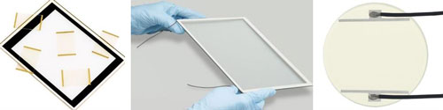Bus Bars for Transparent Conductive Coatings for ITO Heaters, EMI Shielding & Other E-Conductive Systems