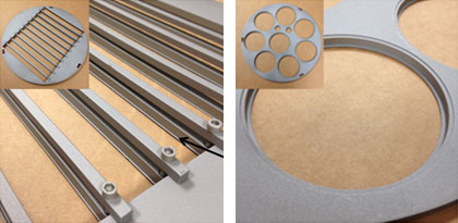 Rail, Wafer & Filter Glass Tooling
