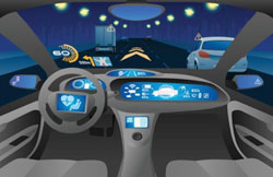 Vehicular Information Display Interface